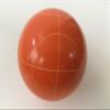 BuyBocceBalls Listing - Replacement Bocce Ball - 107mm - Orange with Circle Pattern view 1
