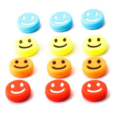 powerti Tennis Vibration Dampener-Set of 12-Shock Absorber for Tennis Strings,Premium-Durable & Long-Lasting(Yellow,Blue,Orange and Red)