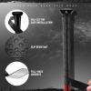 Gonex Bat Grip Tape for Baseball Softball, 1.1mm 40.16'' Pro Feel Full Adhesive Back Baseball Bat Grip, Black Wrap (2 Packs) view 4