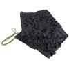 LIYFF-Tarps Woodland Camouflage Netting Lightweight Durable Oxford Polyester Camo Net for Wildlife Hunting, Photography, Car Truck Sun Shade, Leisure Camping, Bars - Black view 1