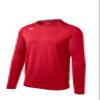 Mizuno Youth Alpha Stretch Sleeve, Red, Large view 1