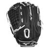 Mizuno GPSL1250F3 Prospect Select Series Fastpitch Softball Glove 12.5", Left Hand Throw, Black/White Tartan Flex Web view 1