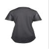 Mizuno Youth Aerolite 2-Button Softball Jersey, Charcoal, Medium view 2