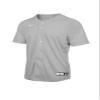 Mizuno Boys Youth Aerolite Full Button Baseball Jersey, Grey, Medium US view 1