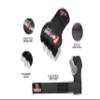 Padded Gel Inner Boxing Gloves for Men and Women with Long Elasticated Hand Wraps for Punching, Boxing, MMA, Muay Thai, Kickboxing and Martial Arts Training Pair (Black, Large) view 2