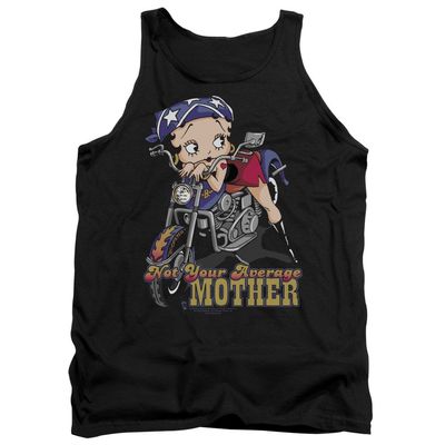 Betty Boop Not Your Average Mother Unisex Adult Tank Top for Men and Women, 2X-Large Black