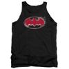 Batman Hardcore Noir Bat Logo Unisex Adult Tank Top for Men and Women, 2X-Large view 1