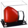 Better Display Cases Clear Acrylic Single or Double Boxing Glove Display Case with White Risers (A011-WR) view 1