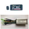 NBPOWER 36V/48V 350W 17A Brushless DC Motor Controller Ebike Controller +KT-LCD8H Color Display One SetUsed for 350W Ebike Kit. view 1