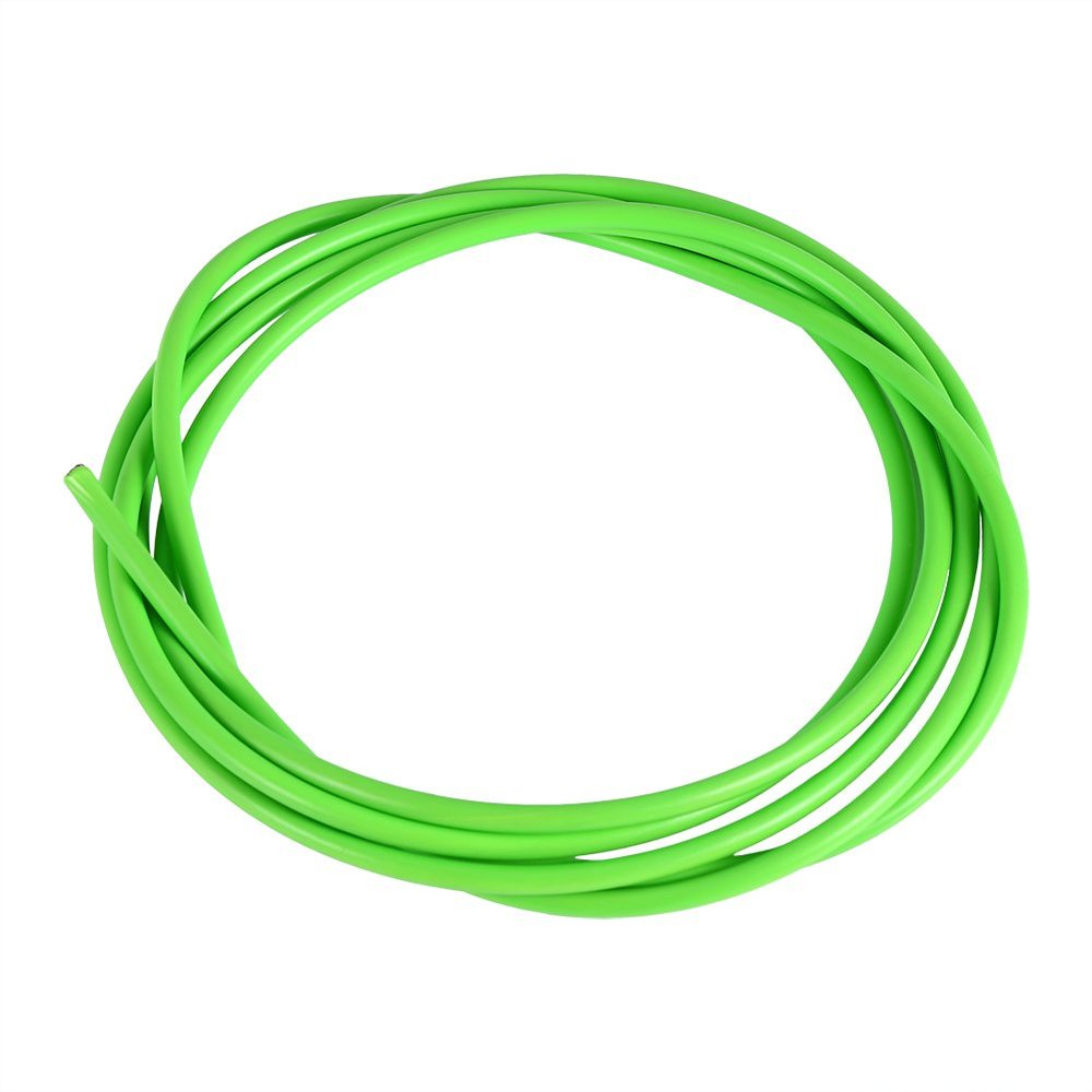 2m Brake Shift Brake Cable Housing Hose Kit for Mountain (5 Colors) (4mm-Green) and Spare Parts