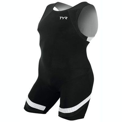 TYR TMZNJB6A1XS Mens Carbon Zip Back Tri Suit Black XS