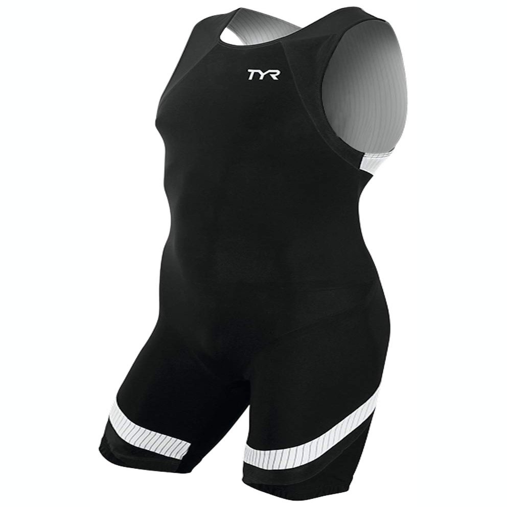 TYR TMZNJB6A1XS Mens Carbon Zip Back Tri Suit Black XS