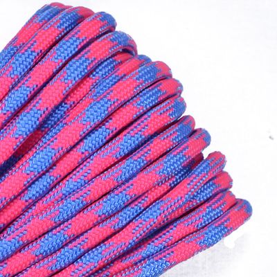10', 25', 50', 100, 250', 1000' Hanks of Parachute 550 Cord Type III 7 Strand Paracord - Pink Sky Camo - 100 Feet