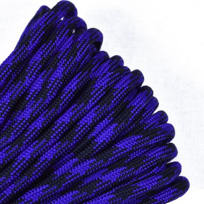 10', 25', 50', 100, 250', 1000' Hanks of Parachute 550 Cord Type III 7 Strand Paracord - BlackBerry - 10 Feet