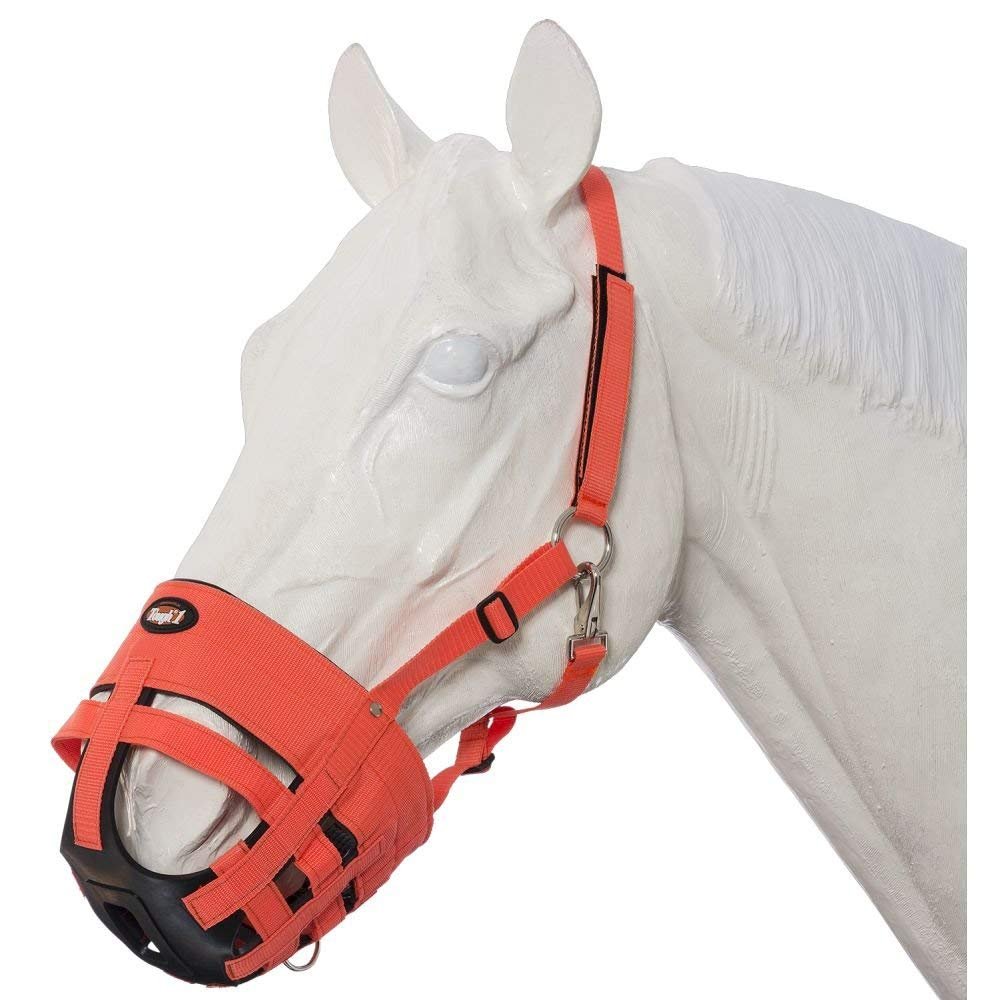 Tough 1 Easy Breathe Grazing Muzzle Large Horse Ora
