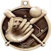 Softball Medals - 1 1/2" Gold Softball Medals, Great Kids Softball Awards with Custom Engraving 20 Pack view 3
