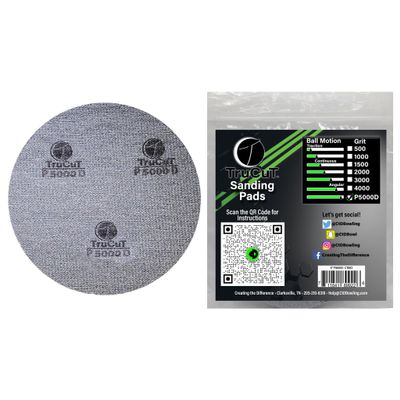 Creating the Difference TruCut Sanding Pads | Made Specifically for Bowling Balls | Resurfacing Surface Management (5000 Grit, 6 inch)