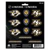 FANMATS 61144 Nashville Predators 12 Count Mini Decal Sticker Pack view 1