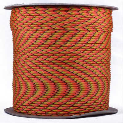 10', 25', 50', 100' Hanks, 250 ft Spool, 1000 Ft Spool of Parachute 550 Cord Type III 7 Strand Paracord - Atomic - 1000 Foot Spool