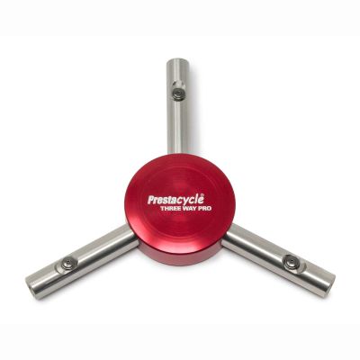 Prestacycle Professional Three Way Y Bits Tool Kit  Heavy-Duty Replaceable 1/4" Hex Multi-Tool with MagGlide Bit Securing System, Reinforced Alloy Body & 12 Precision Hardened Steel Bits