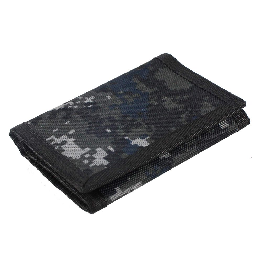 JONYEE Kids Wallet for Boys and Girls, Novelty Wallet for Boys Ages 5-7, Camo Teen Wallet for Kids Birthday Gifts (Dark Grey Mosaic)