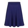 ranrann Kids Big Girls Daily Casual Circle Skirt Solid Color Liturgical Dress School Uniform Navy_Blue 8 view 1