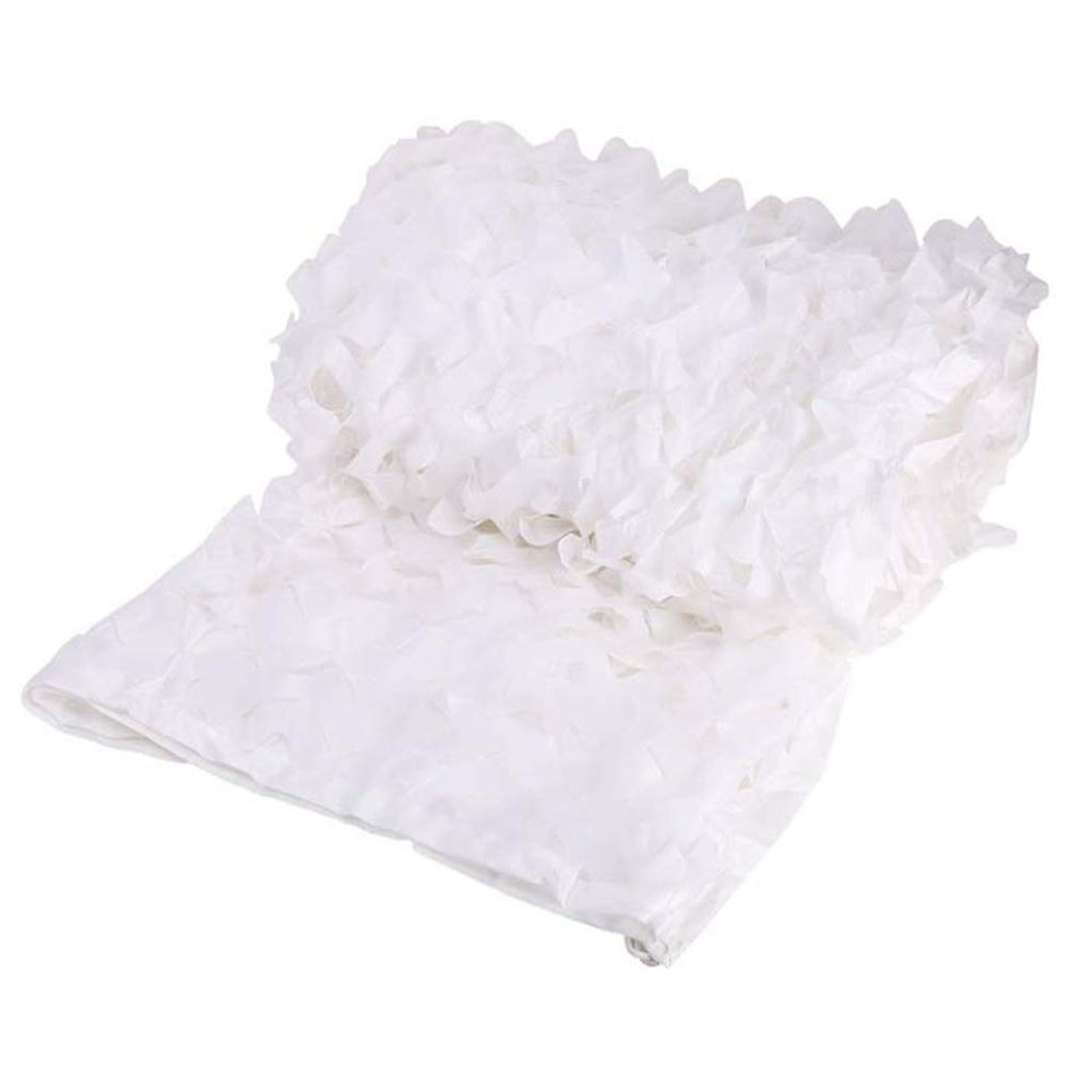 LIYFF-Tarps Camouflage Netting Woodland White Camo Netting Sunshading Net for Sunshade Decoration Hunting Blind Shooting Camping Photography Jungle