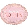 Anagram Blush 16th 18 Foil Balloon view 1