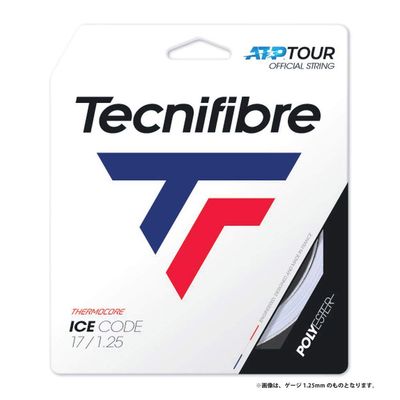 Tecnifibre Ice Code 1.30 (16g) Tennis String (White)