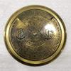 Antique Nautical 50 Years Calendar Compass 3" Brass Navigation Pocket Compass view 1