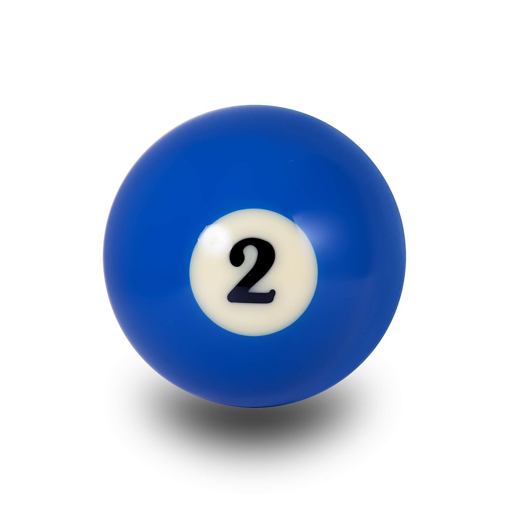Aramith Super Pro Pool Replacement Ball 2 1/4" - Choose Your Ball Number (#2)