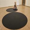 SISYAMA Circle Round 72" TAI-CHI YIN-YANG Yoga Mat Meditation Pilates (Black, 6 ft) view 1