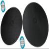 SISYAMA Circle Round 72" TAI-CHI YIN-YANG Yoga Mat Meditation Pilates (Black, 6 ft) view 2