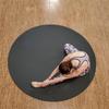 SISYAMA Circle Round 72" TAI-CHI YIN-YANG Yoga Mat Meditation Pilates (Black, 6 ft) view 4