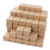 888 Display - Pack of 50 Boxes of 2 5/8" x 1 1/2" x 1" Kraft Brown Matte Finish Cotton Filled Jewelry Boxes view 3