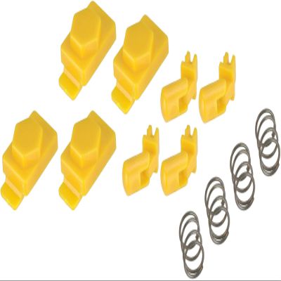 Evike Airsoft - Hexmag Airsoft HexID (4 x Hexgon Latch Covers / 4 x Components) (Color: Hazard Yellow)