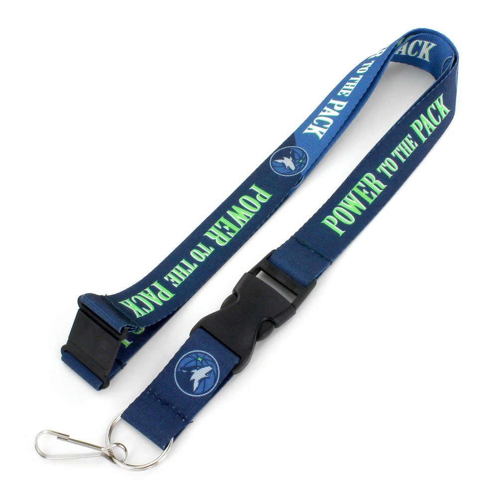 Aminco NBA Minnesota Timberwolves Slogan Lanyard