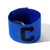Onwon 6 Pieces Elastic Soccer Captain Armband Adjustable Football Basketball Player Bands for Adult Youth (Blue) view 2