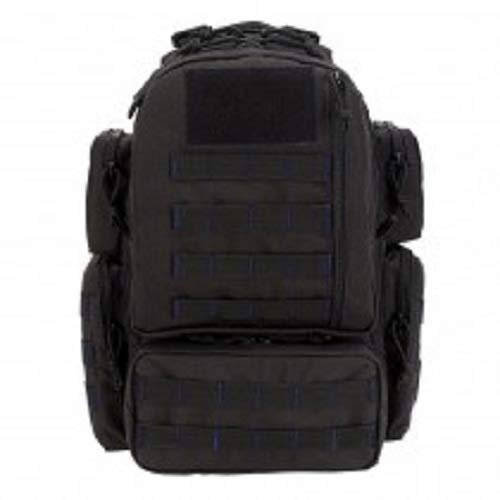 VooDoo Tactical 15-0058108000 Mini Tobago Pack with Die Cut Molle Black with Gray