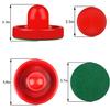 ONE250 Air Hockey Pushers and Red Air Hockey Pucks, Goal Handles Paddles Replacement Accessories for Game Tables (4 Striker, 4 Puck Pack) (Red) view 2