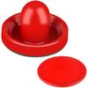 ONE250 Air Hockey Pushers and Red Air Hockey Pucks, Goal Handles Paddles Replacement Accessories for Game Tables (4 Striker, 4 Puck Pack) (Red) view 3