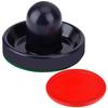 ONE250 Air Hockey Pushers and Red Air Hockey Pucks, Goal Handles Paddles Replacement Accessories for Game Tables (4 Striker, 4 Puck Pack) (Dark Blue) view 3