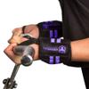Women Wrist Wraps with Thumb Loops - 12" Professional Grade - Wrist Support Brace and Compression for Cross Training, Weight Lifting, Powerlifting, Strength Training (Black/Purple) view 1