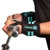 Women Wrist Wraps with Thumb Loops - 12" Professional Grade - Wrist Support Brace and Compression for Cross Training, Weight Lifting, Powerlifting, Strength Training (Black/Mint) view 1