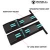 Women Wrist Wraps with Thumb Loops - 12" Professional Grade - Wrist Support Brace and Compression for Cross Training, Weight Lifting, Powerlifting, Strength Training (Black/Mint) view 2