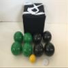 BuyBocceBalls Listing - Unique Bocce Set - 107mm with Green and Black Balls, Black Bag view 2