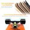 Easy_Way Complete Skateboards- Standard Skateboards for Beginners Kids Boys Girls Teenager- 31''x 8''Canadian Maple Cruiser Pro Skate Board, Skateboards (Orange) view 3