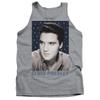 Trevco Elvis Presley Blue Sparkle Unisex Adult Tank Top for Men and Women, 2X-Large view 1