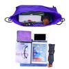 FEPITO 22 Pack Drawstring Bags String Backpack Bulk Sack Cinch Bag Sport Bags for School Gym Traveling (Blue) view 4