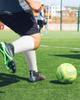 CWVLC Boy's Soccer Socks 5 Pairs Youth Baseball Sport Team Athletic Knee High Long Tube Cotton Compression Socks Navy Blue Small (3Y-5Y Youth/ 4-6 Women) view 3